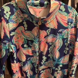 Lilly Pulitzer Full Zip Popover